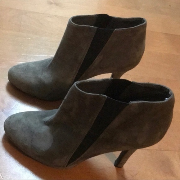 Grey & Black Jessica Suede Simpson Booties 8.5 - Picture 1 of 8